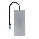 Infortisa Image 1 - Nanocable Hub 8en1 USB-A+HDMI+USB-C PD+RJ45+TF+SD