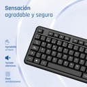 Infortisa Image 1 - iggual Teclado USB estándar CK-OFFICE-105T negro