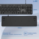 Infortisa Image 3 - iggual Teclado USB estándar CK-OFFICE-105T negro