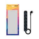 Infortisa Image 2 - Nanocable Regleta de Enchufes 6 Tomas 1.4 m Negro