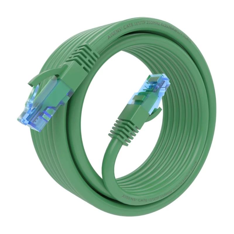 Infortisa Image 1 - Aisens Cable RJ45 CAT.6 UTP AWG26 CCA Verde 5.0m