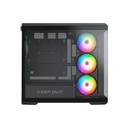 Infortisa Image 3 - Keep Out Caja M-atx XC-905 Pro+ 4FANS HUB C 3x2