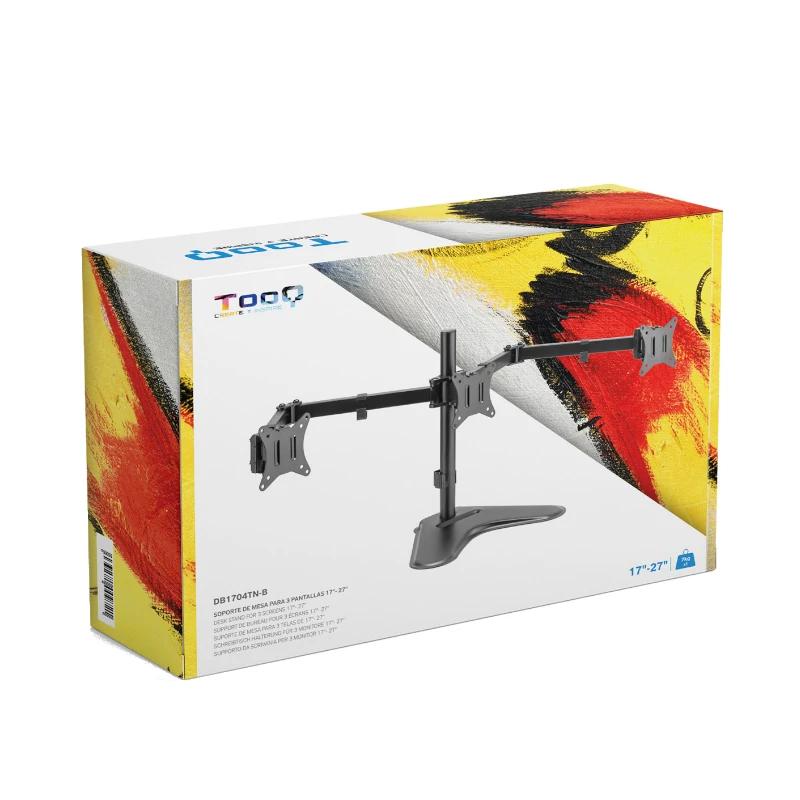 Infortisa Image 3 - Tooq Soporte mesa DB1704TN-B 3 brazos 17-27"