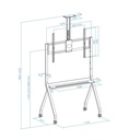 Infortisa Image 3 - Tooq FS20208M-B Soporte suelo iSTAR 55"-100"