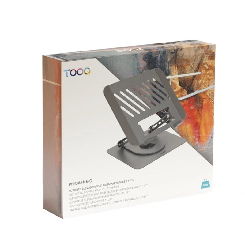 Infortisa Image 1 - Tooq Soporte mesa 360º dispositivos 11-17" Plata