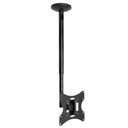 Infortisa Image 1 - Tooq Soporte Techo Giro 180 Pantallas 23-42" Negro