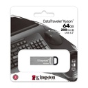 Infortisa Image 2 - Kingston DataTraveler DTKN 64GB USB 3.2 Gen1 Plata