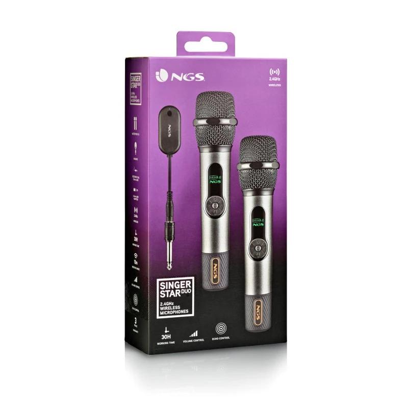 Infortisa Image 3 - NGS Micrófonos inalámbricos Vocales Pack 2