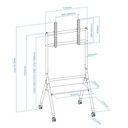 Infortisa Image 3 - Tooq IDreams Soporte suelo pantallas 37"-86"