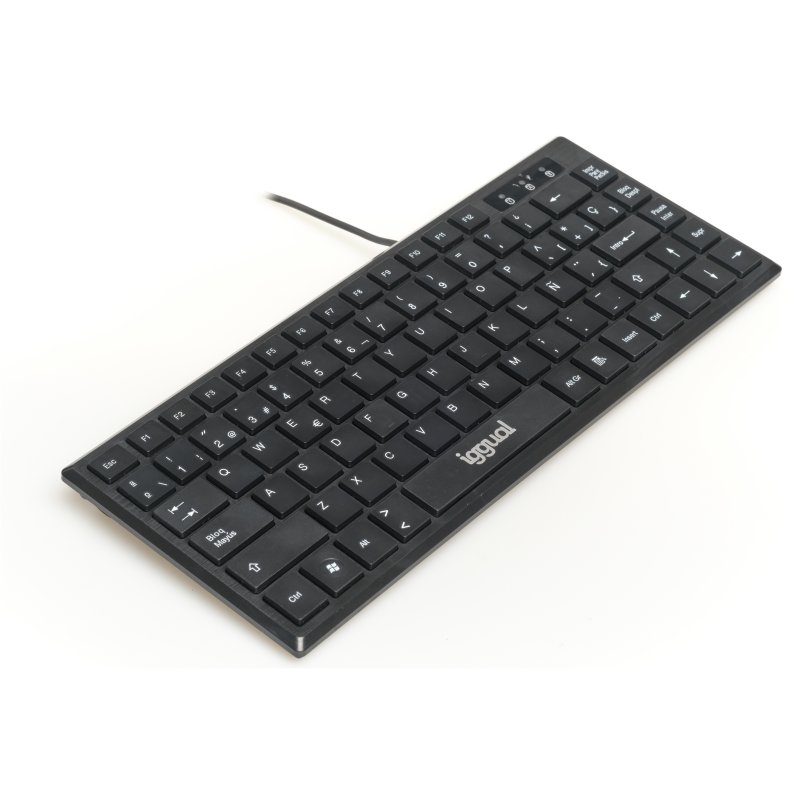 Infortisa Image 1 - iggual Teclado USB compacto TKL Slim TKL-USB negro