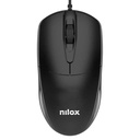 Infortisa Image 2 - NILOX Kit Teclado+raton NXKME0011 Usb NEgro