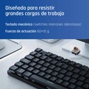 Infortisa Image 1 - iggual Teclado USB mecánico CK-MECHA-105T negro