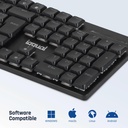 Infortisa Image 3 - iggual Teclado USB mecánico CK-MECHA-105T negro