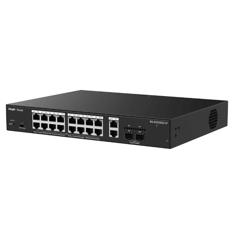 Infortisa Image 2 - Reyee ES220GS-LP Switch 18xGbE (16 PoE) 130W 2xSFP