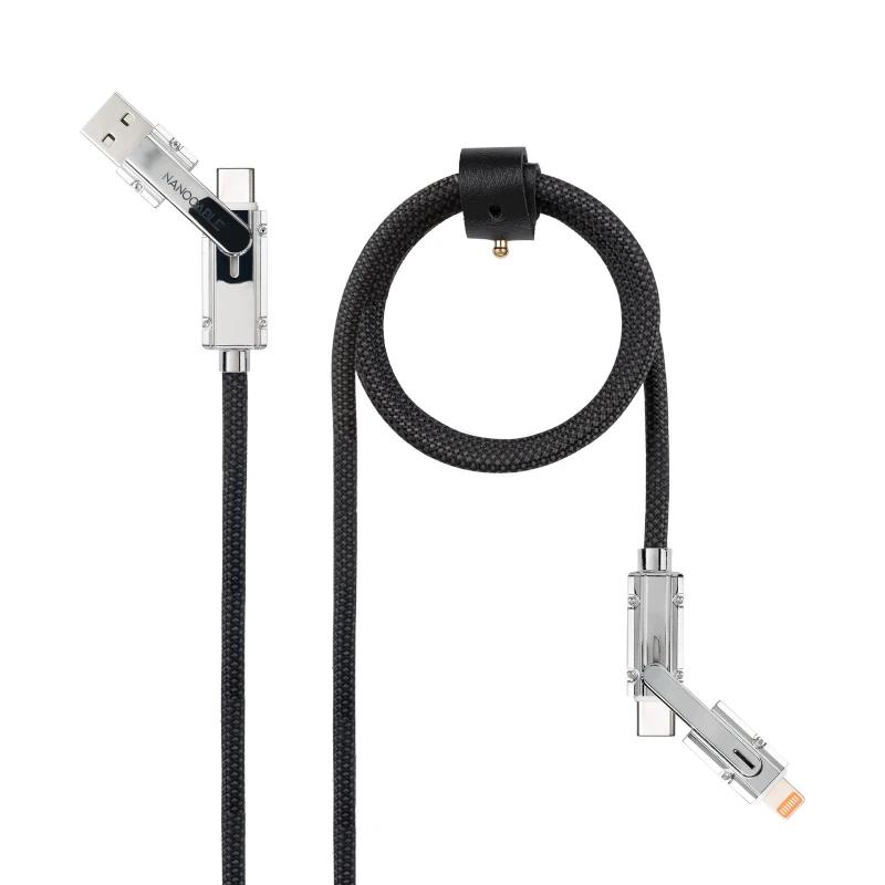 Infortisa Image 2 - Nanocable Cable USB-C+USB-A/M LIGHTNING+USB-C/M 2M
