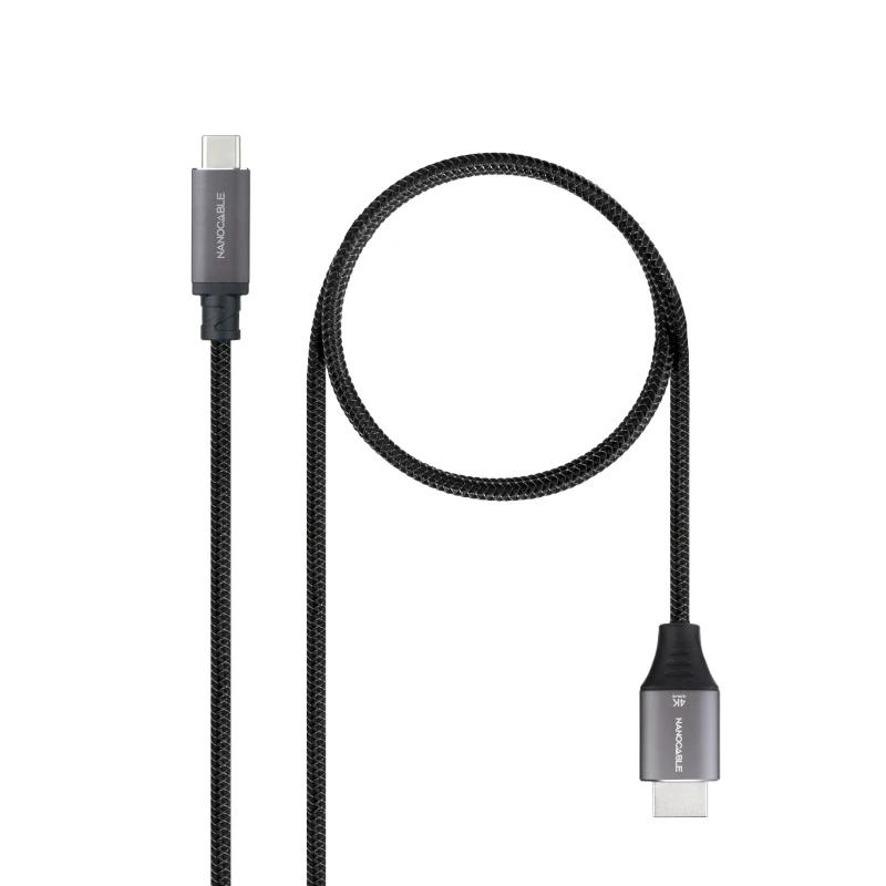 Infortisa Image 1 - Nanocable Cable USB-C/M -HDMI/M 2.0 4K 60Hz 1.8M