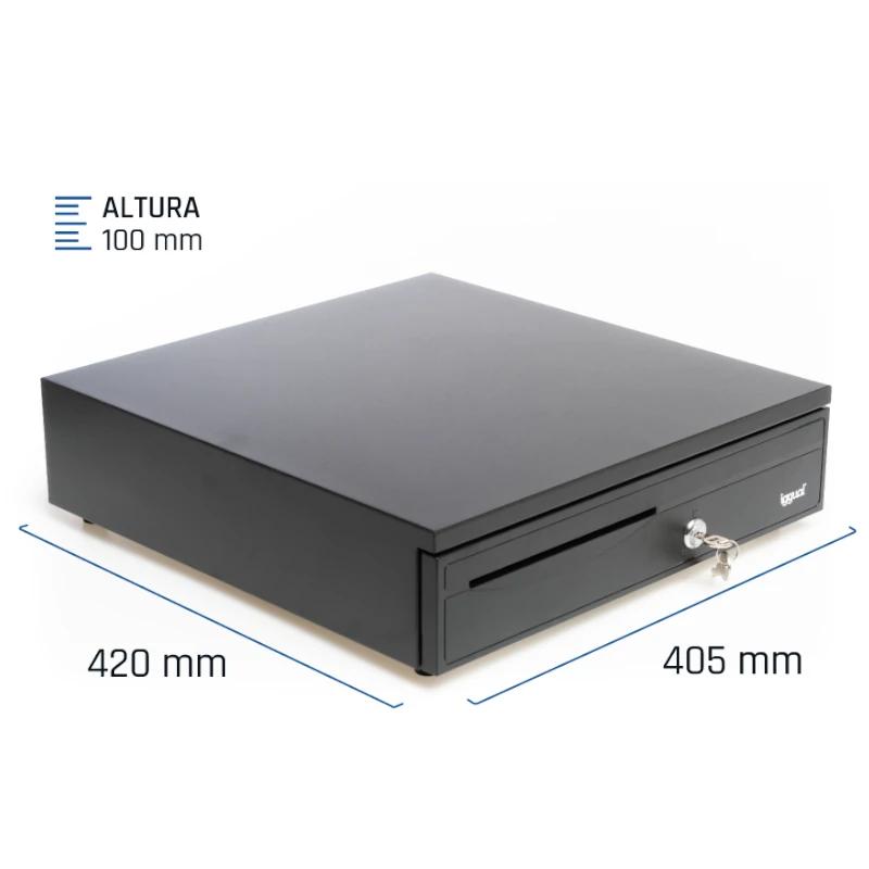 Infortisa Image 1 - iggual Cajón Portamonedas IRON-30 42cm 5+5 negro