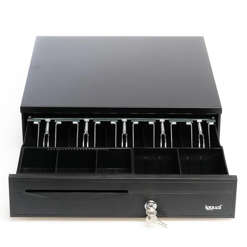 Infortisa Image 2 - iggual Cajón Portamonedas IRON-30 42cm 5+5 negro