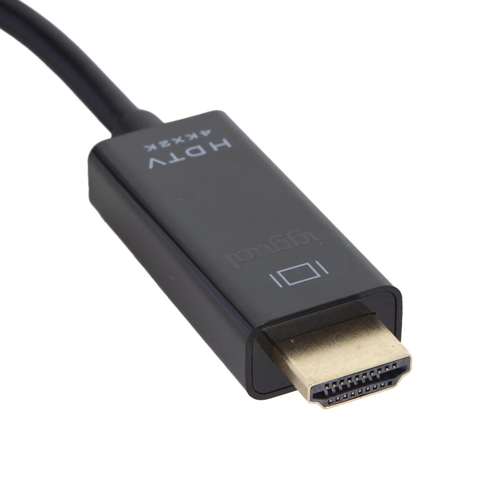 Infortisa Image 2 - iggual Cable DisplayPort (M) a HDMI (M) 4K 2metros