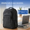 Infortisa Image 4 - iggual Mochila portátil 15.6"-17" Office Pro Elite