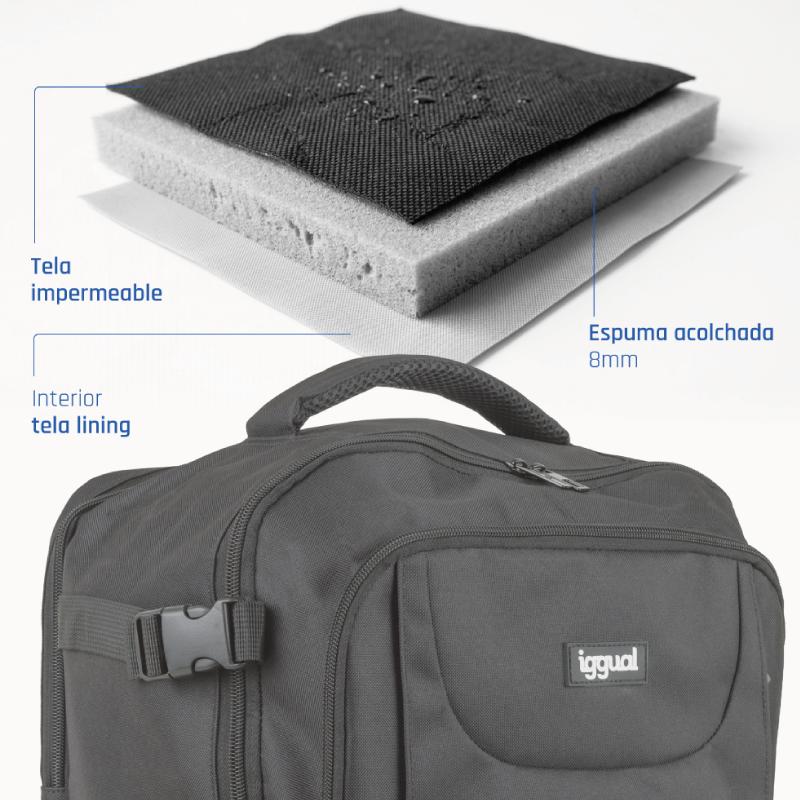 Infortisa Image 1 - iggual Mochila portátil 15.6"-17" Voyage Pro Tech