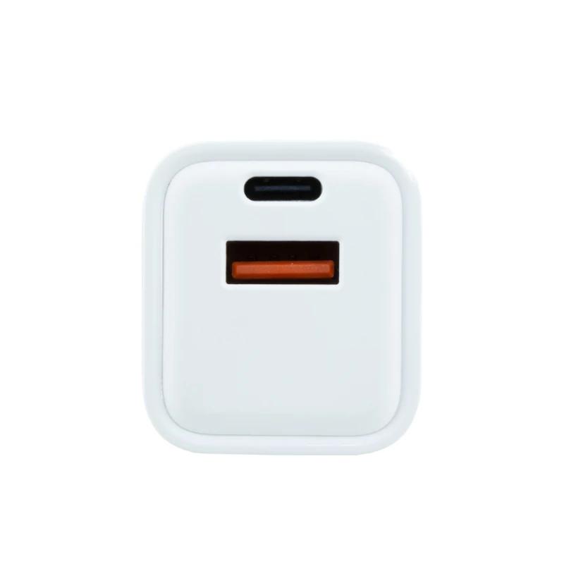 Infortisa Image 1 - Coolbox Cargador Gan 20W USB-C/USB-A PARED