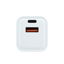 Infortisa Image 1 - Coolbox Cargador Gan 20W USB-C/USB-A PARED