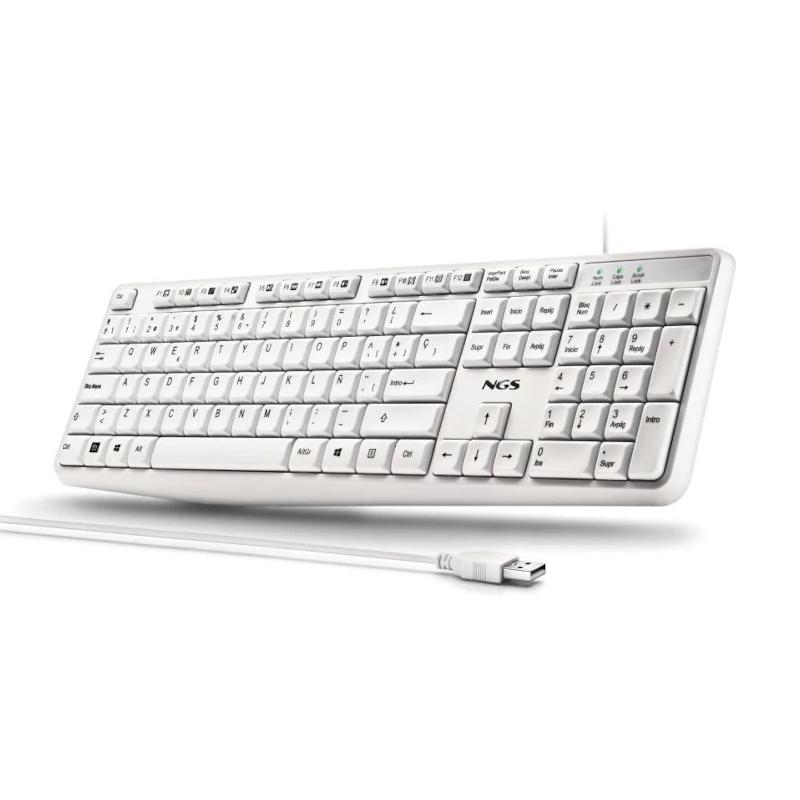 Infortisa Image 1 - NGS Teclado USB-A 12 Teclas Multi Cable 1.5M