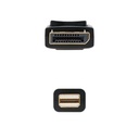 Infortisa Image 2 - Nanocable Mini DP/Displayport, Mini DP/M-DP/M, 2 M