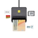 Infortisa Image 1 - Aisens Lector DNI SIM SD MSD MMC RS-MMC MMC Micro