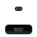 Infortisa Image 1 - Nanocable Conversor USB-C/M a HDMI/H Negro 15cm