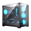 Infortisa Image 1 - Hiditec Caja Atx Gaming Sky Black USB 3.1 TYPE-C