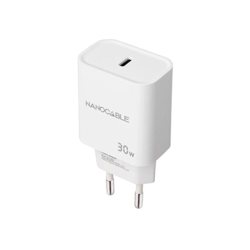Infortisa Image 1 - Nanocable Cargador pared USB-C PD 30W Blanco