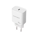 Infortisa Image 1 - Nanocable Cargador pared USB-C PD 30W Blanco