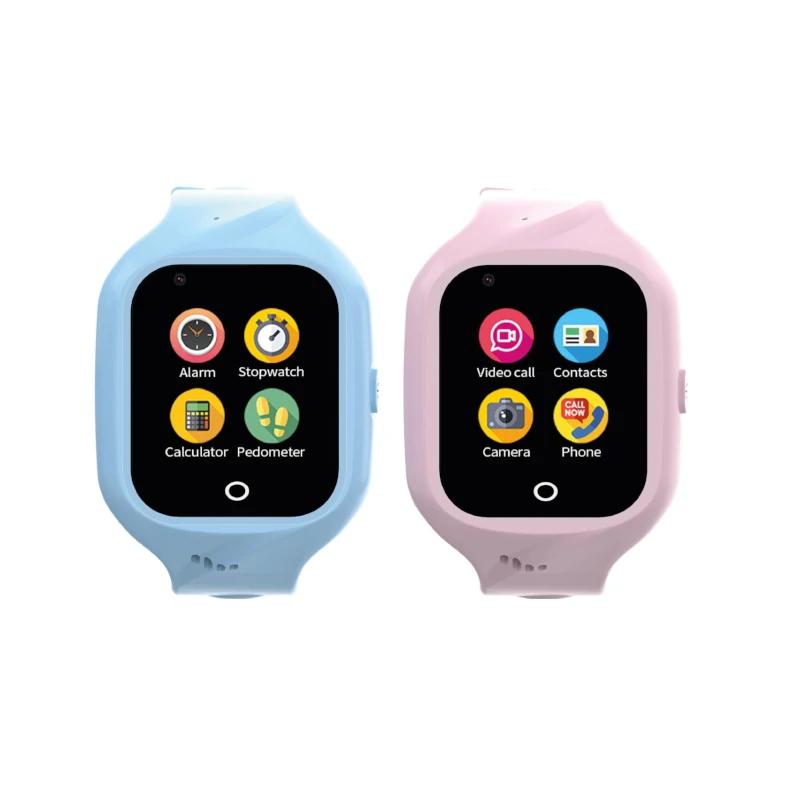 Infortisa Image 1 - Celly Smartwatch Kids 4G 2 Correas Azul y Rosa