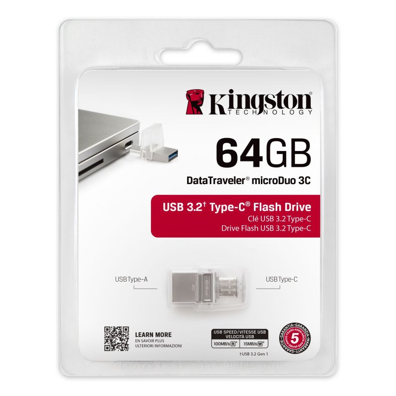 Infortisa Image 3 - Kingston DataTraveler MicroDuo 3C 64GB USB3.2