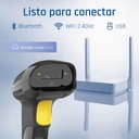 Infortisa Image 1 - iggual Lector código barras 1D Bluetooth WiFi 2.4G