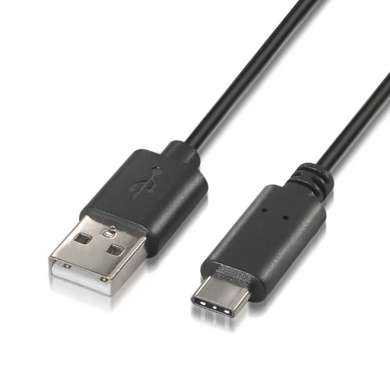 Infortisa Image 1 - Aisens Cable USB 2.0 3A USB-C/M-A/M negro 1.0m