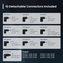 Infortisa Image 1 - EWENT Cargador Auto. Univer Notebook 65W 10 Puntas