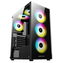 Infortisa Image 3 - Keep Out Caja ATX XC-210 Glass Black USB3.0