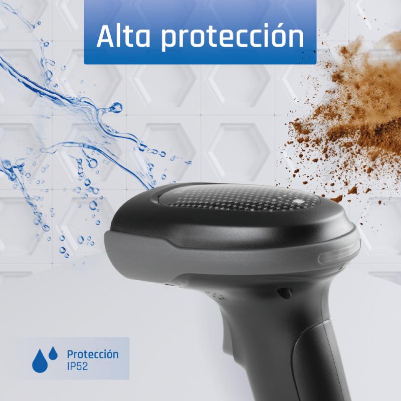 Infortisa Image 4 - iggual Lector código barras 2D Bluetooth 2.4G base