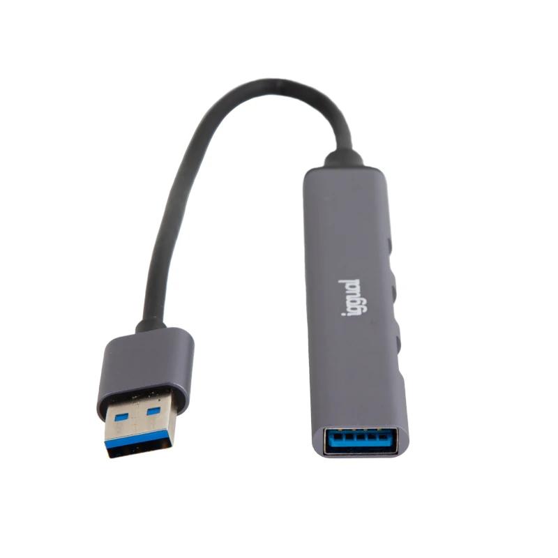 Infortisa Image 1 - iggual Hub USB 3 puertos USB 2.0 + 1 USB 3.0 THIN