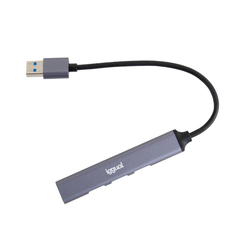 Infortisa Image 2 - iggual Hub USB 3 puertos USB 2.0 + 1 USB 3.0 THIN