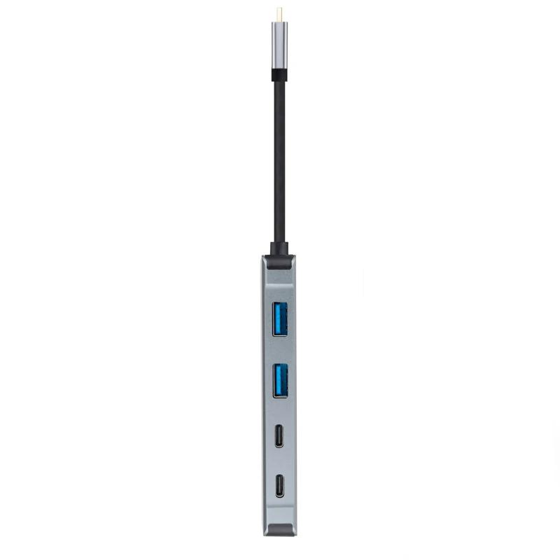 Infortisa Image 1 - Nanocable Hub USB-C 2xUSB-A+2xUSB-C+HDMI+USB-C PD