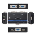 Infortisa Image 1 - Nanocable KVM Switch VGA USB 1u-2PC+Cable