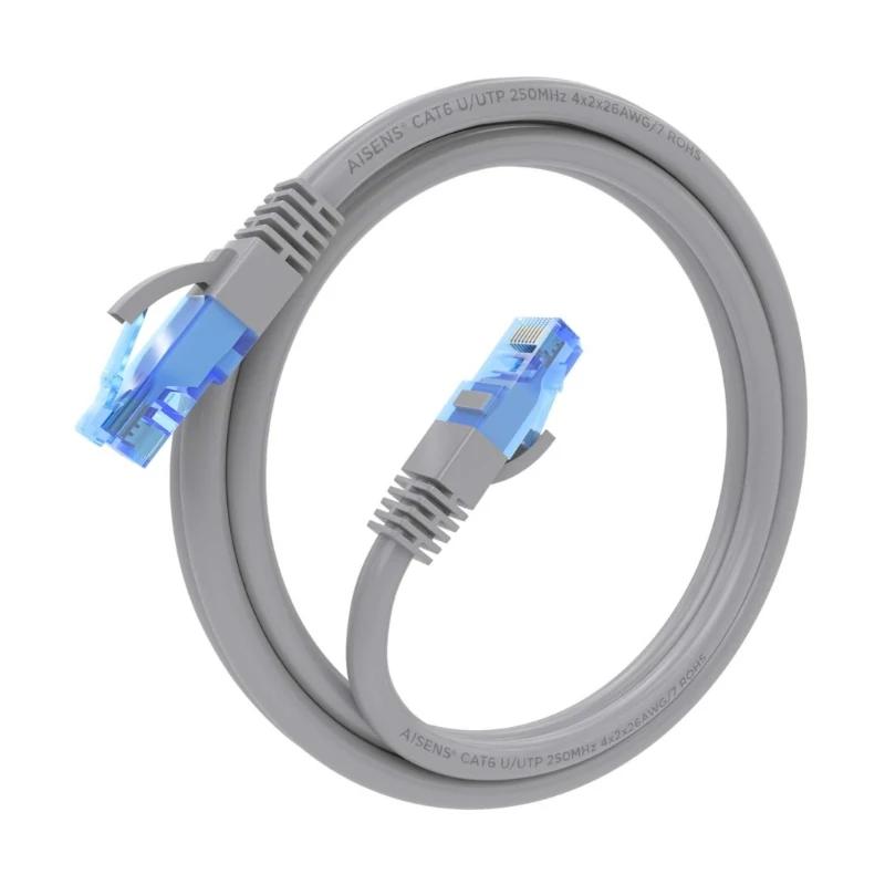 Infortisa Image 1 - Aisens Cable RJ45 Cat.6 UTP AWG26 CCA Gris 1.5M