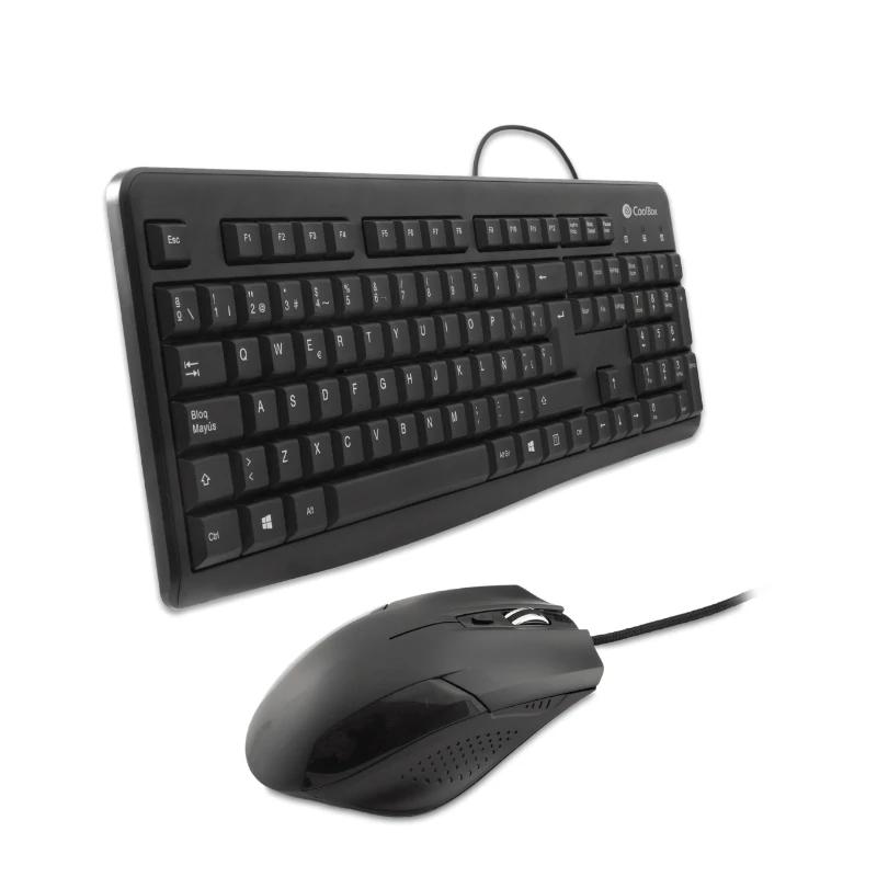 Infortisa Image 1 - Coolbox Kit Teclado + Raton USB con cable
