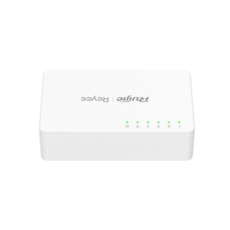 Infortisa Image 2 - Reyee Unmanaged Switch 5xGb RJ45 Plastic Case