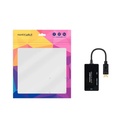 Infortisa Image 3 - Nanocable Conversor DP a HDMI/DVI/VGA Negro 20 cm