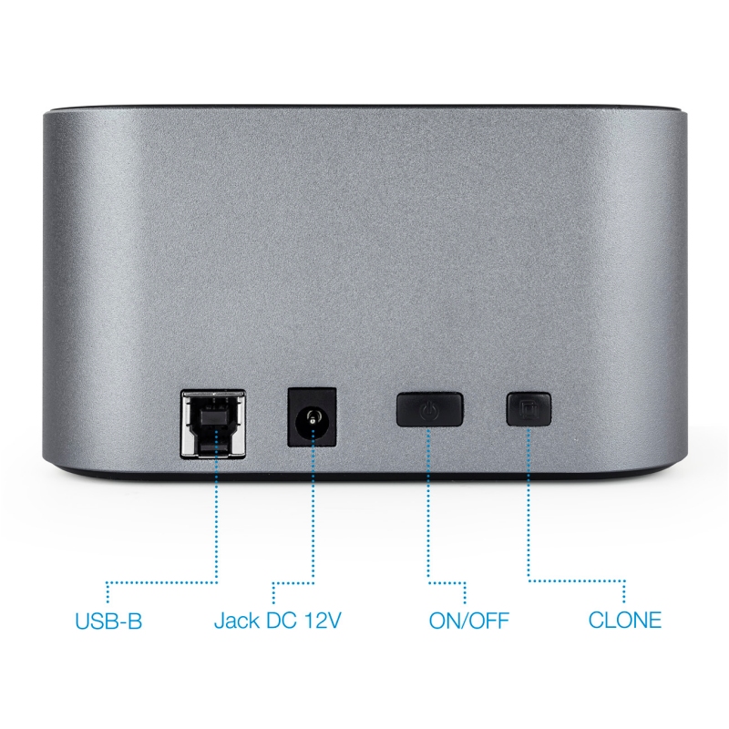 Infortisa Image 2 - Tooq TQDS-805G Dock Station Doble Bahía HDD Gris